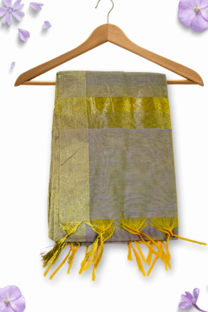 Silver Gold Banarasi Festive Dupatta ✨