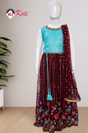 ✨ Girls' Enchanting Georgette Lehenga Set