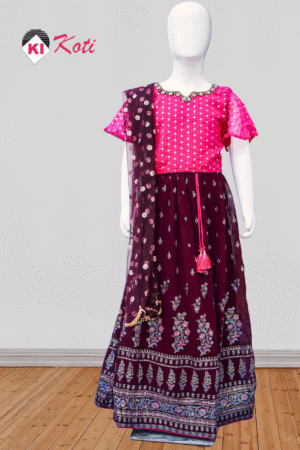 ✨ Girls' Royal Georgette Lehenga Set