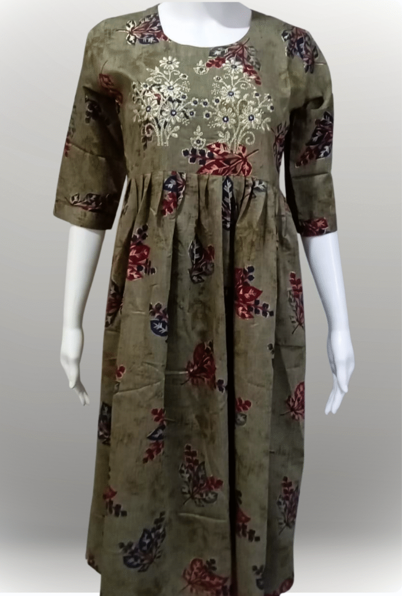 Muslin Umbrella Top – Dark Grey